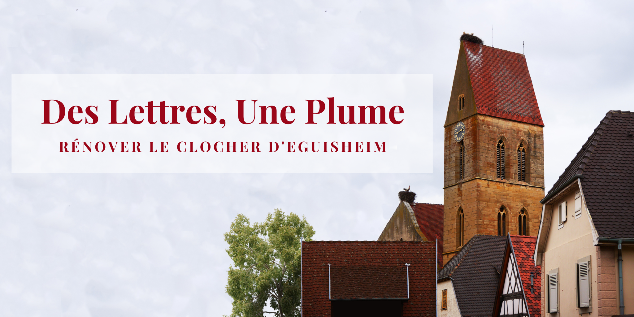 Bannière accueil DLUP - Clocher d'Eguisheim
