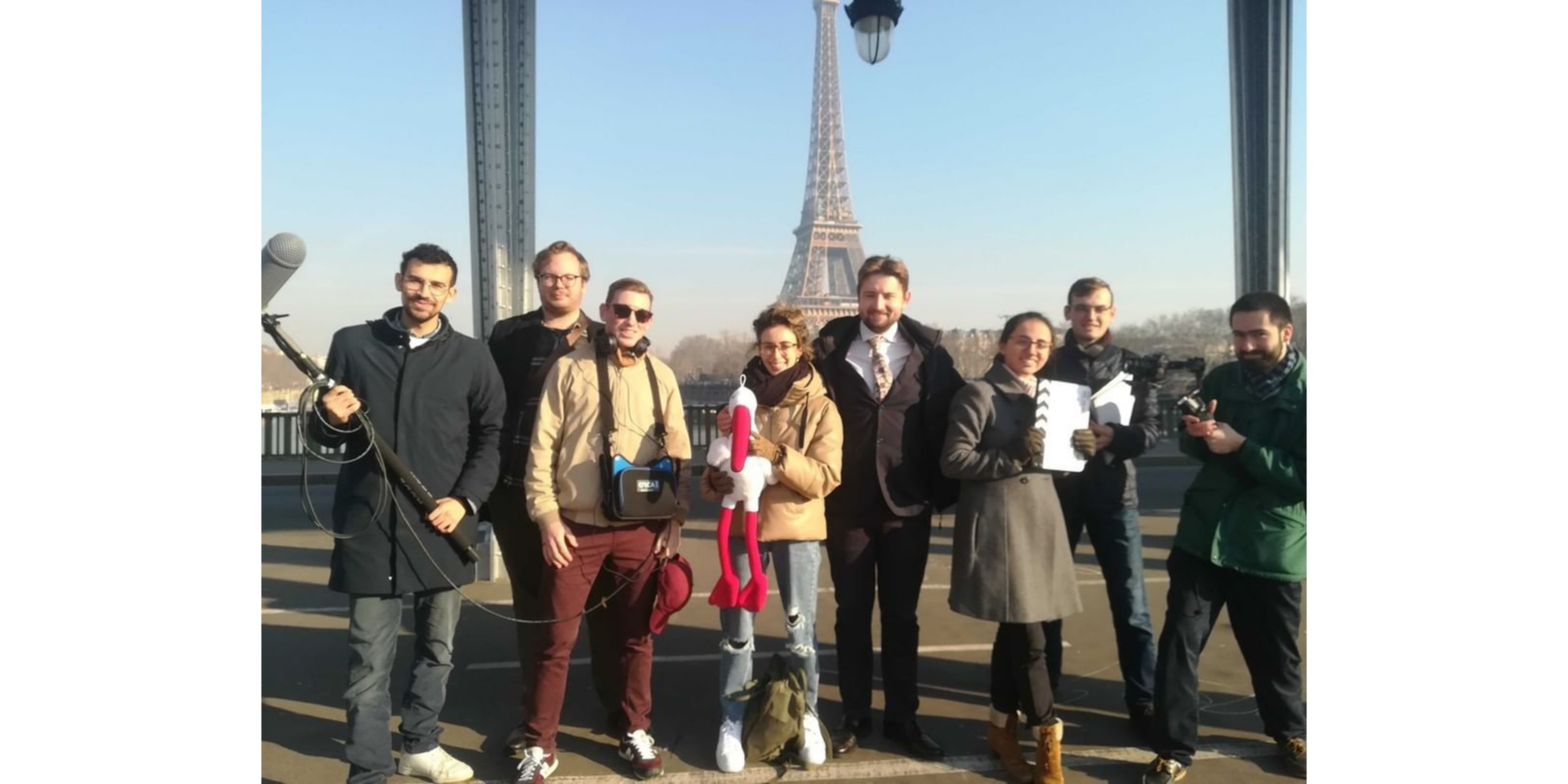 L'équipe de tournage du court-métrage pour le Nikon Festival